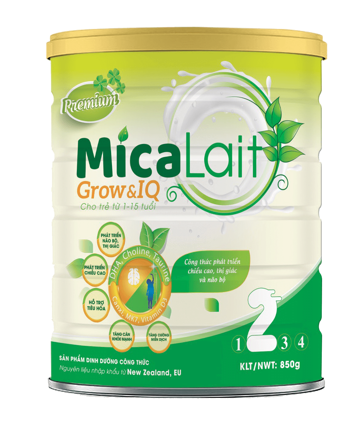 Sữa Micalait Grow & IQ