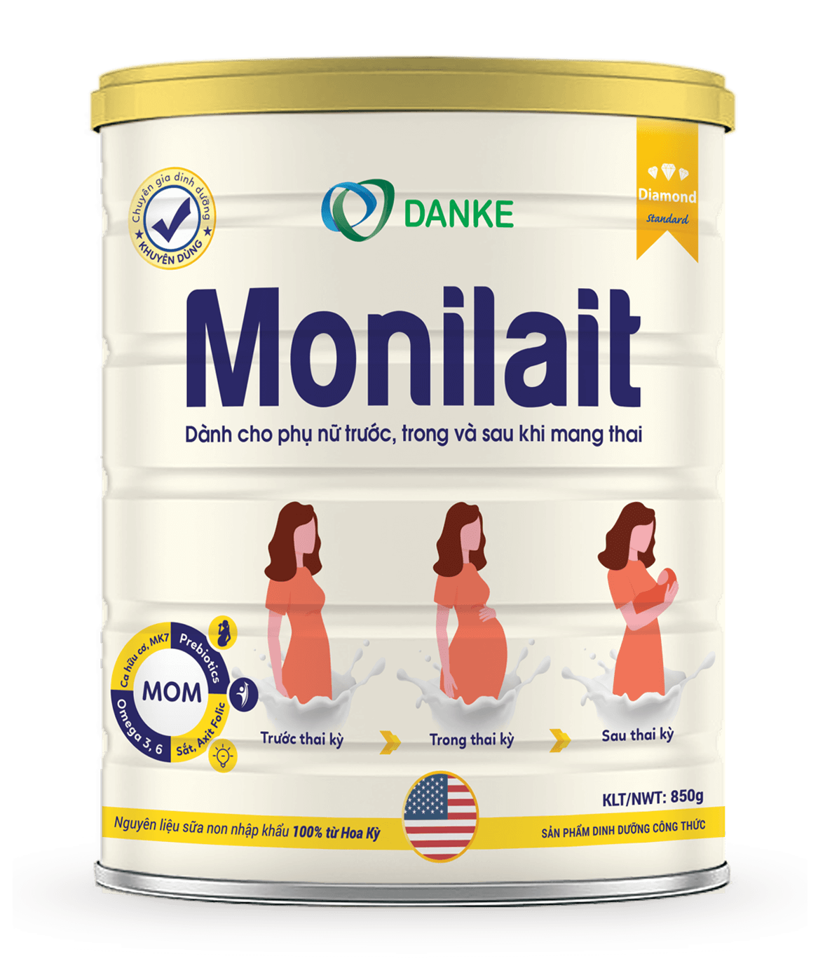 Sữa Monilait Mom