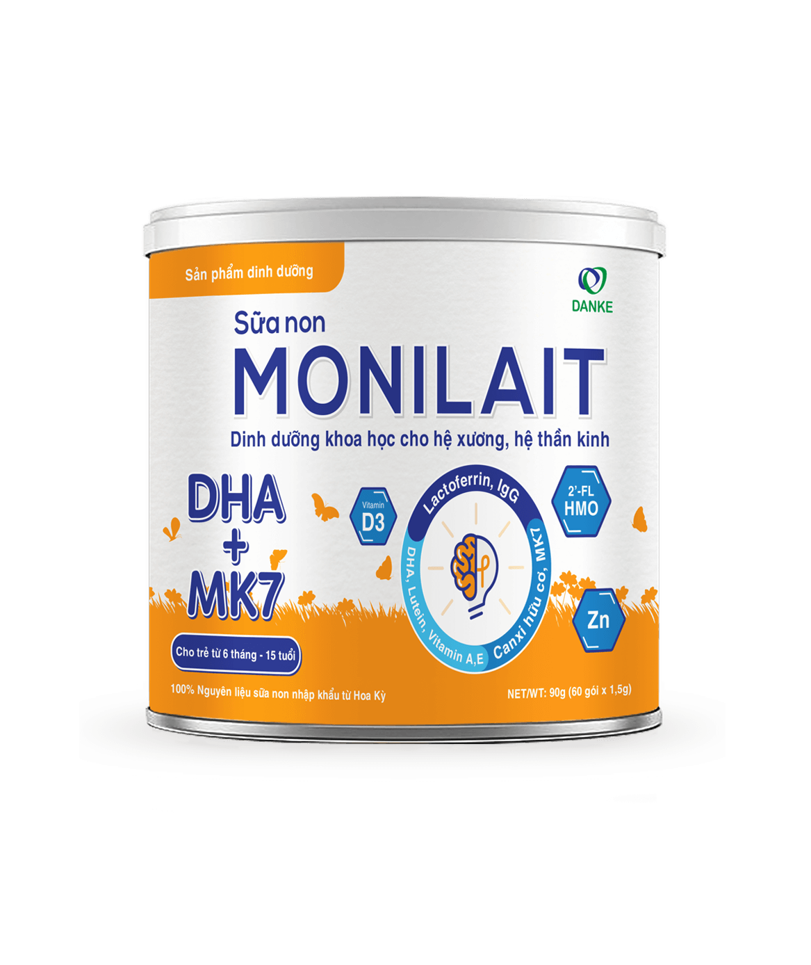 Sữa non Monilait DHA + MK7