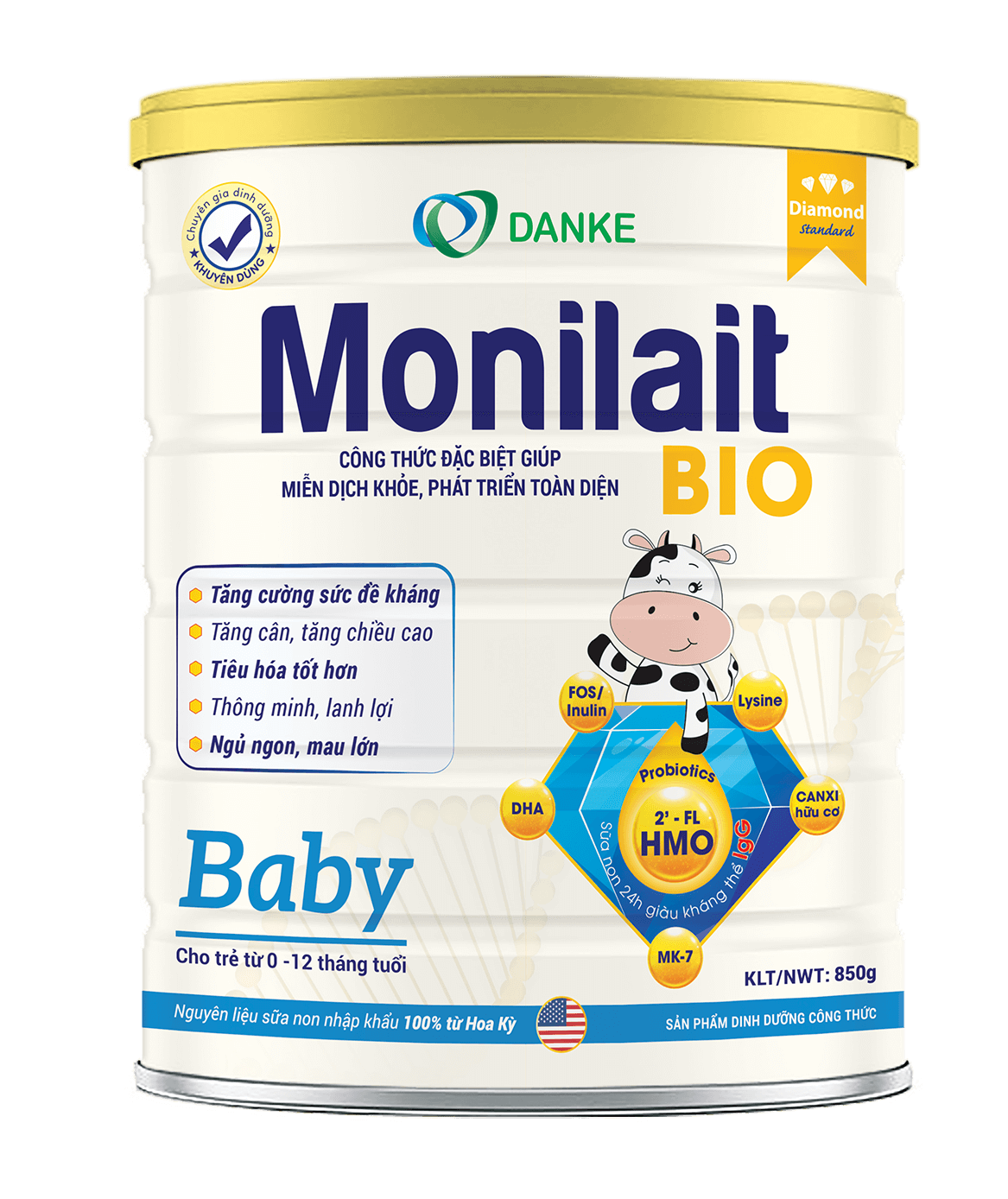 Sữa Monilait Bio Baby