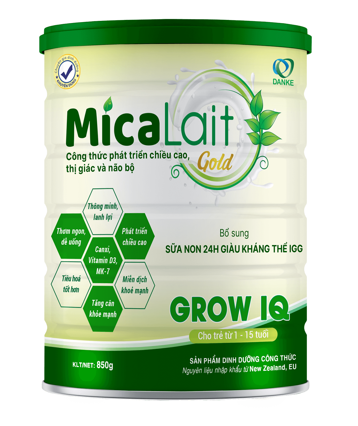Sữa Micalait Gold Grow IQ