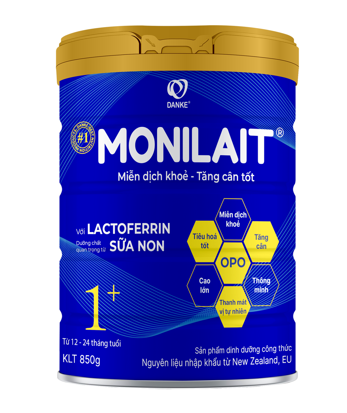 Sữa Monilait Lactoferrin 1+