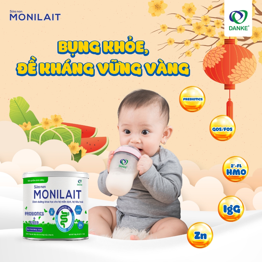 sữa Monilait Probiotic + Fiber