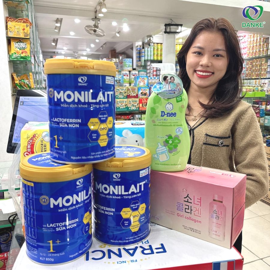 Sữa Monilait Lactoferrin 1+