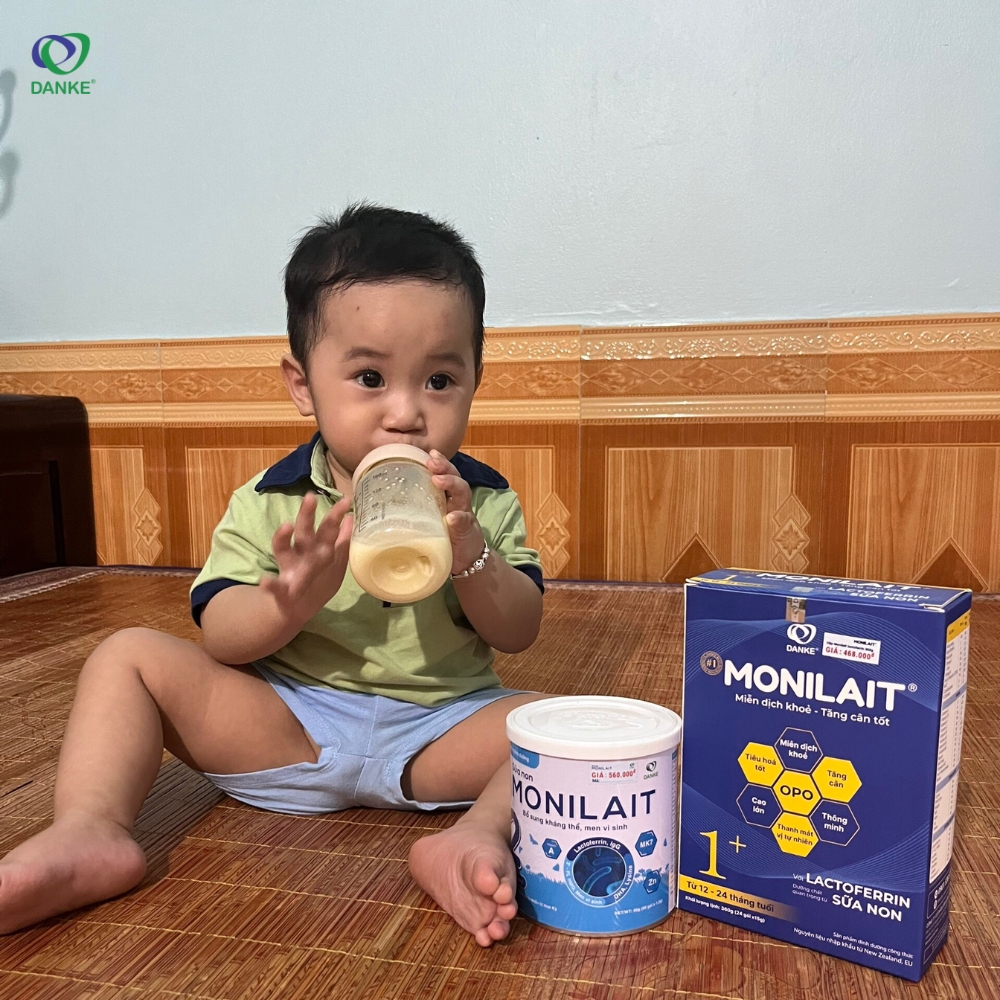 review dòng sữa tăng sức đề kháng cho bé Bún