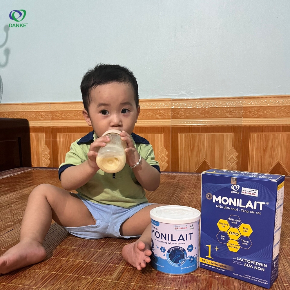 dòng sữa tăng sức đề kháng cho bé monilait